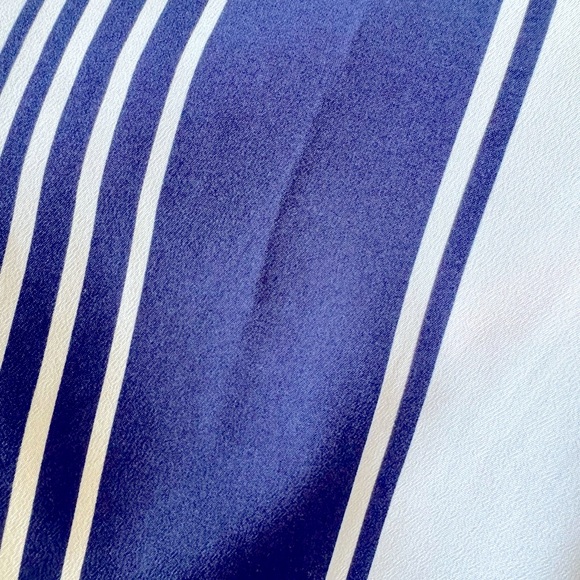 Roz Ali striped short sleeve blouse,M🦋 - Picture 6 of 6